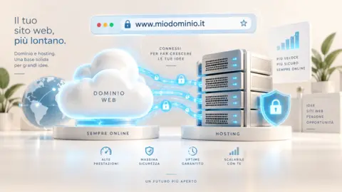 Dominio e hosting: infrastruttura tecnica di un sito web