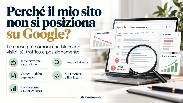 Infografica: perché il mio sito non si posiziona su Google