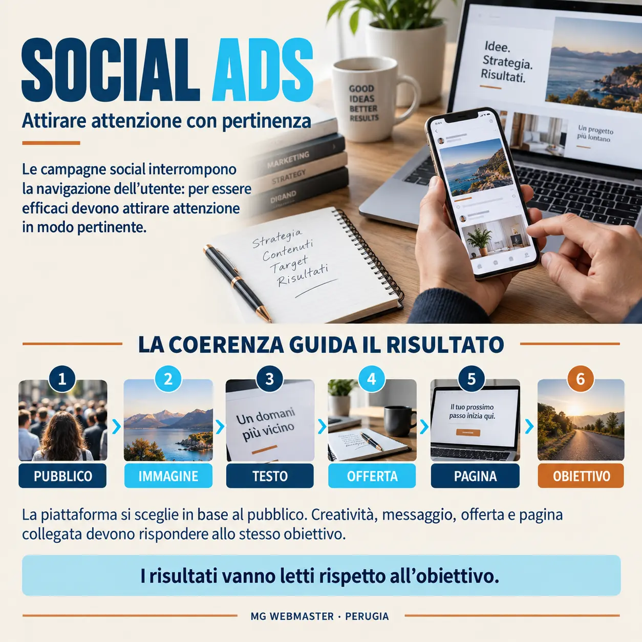 Infografic despre campaniile Social Ads pentru firme