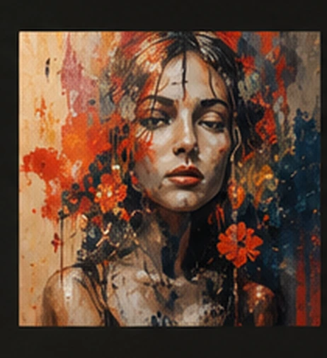 Quadro artistico contemporaneo